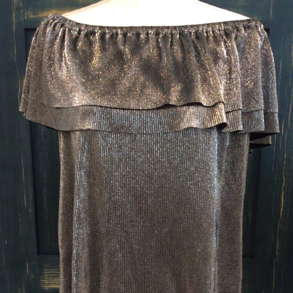 Michael Kors Women Blouse L Silver